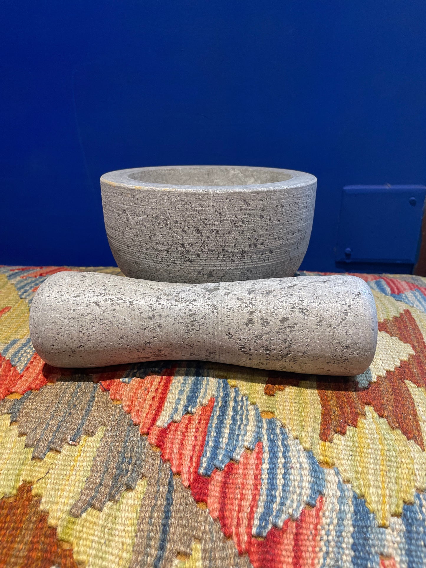 Gandhara Limestone Mortar & Pestle